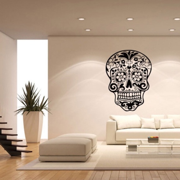 Transparent Skull Wall Sticker - Picture 2 of 4